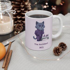 MBTI INTJ Cat Mugs
